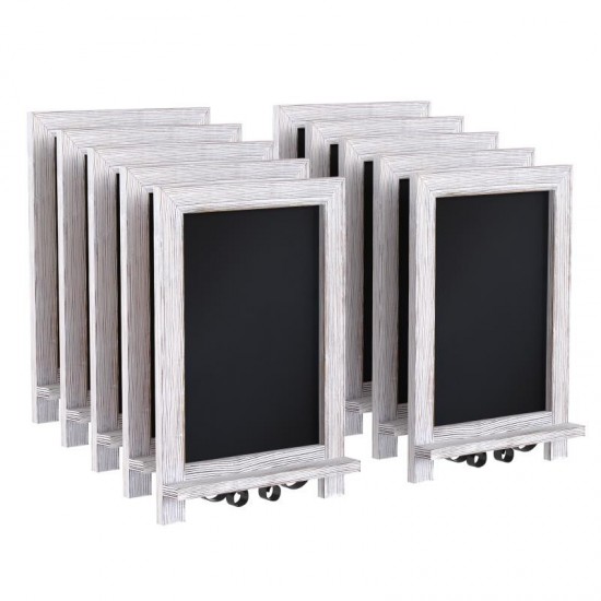10PK Whitewash Chalkboards