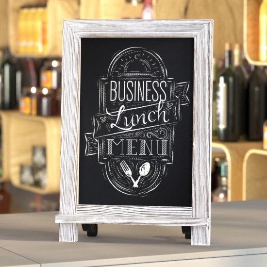 10PK Whitewash Chalkboards