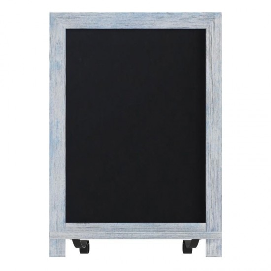 10PK Rustic Blue Chalkboards 12" x 17"
