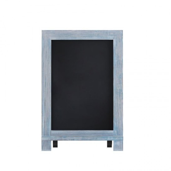 10PK Rustic Blue Chalkboards