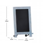 10PK Rustic Blue Chalkboards