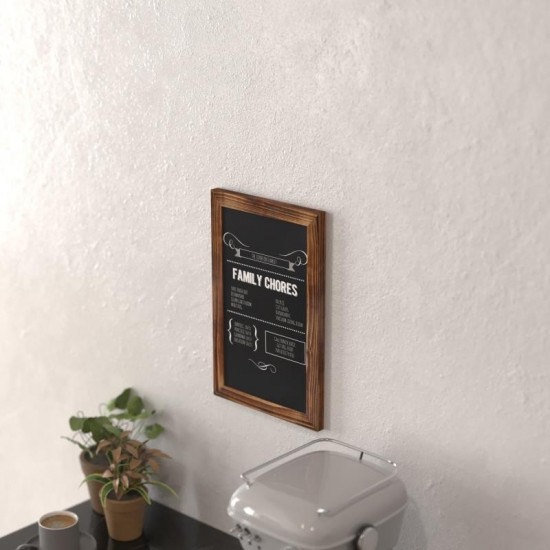 Torched Hanging Chalkboard 11" x 17"