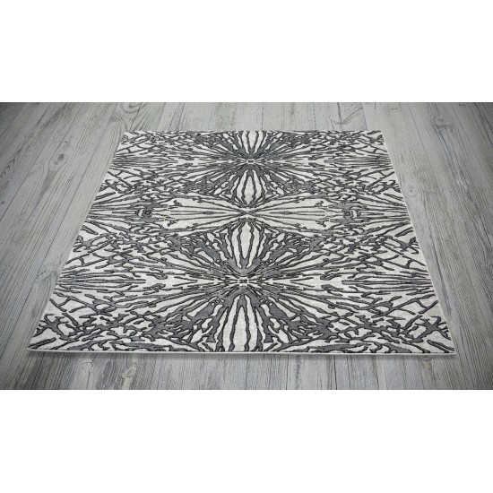 Harmony-Ha3407-Gray-5.3 X 7.6 Area Rug