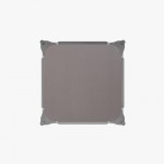 4PK 30" Silver Stool-Gray Seat