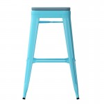 4PK 30" Teal Stool-Teal Seat