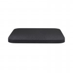 4PK Black Poly Resin Wood Seats with Rounded Edge