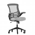 Kelista Dark Gray Chair with Roller Wheels