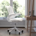 White Chair with Roller Wheels