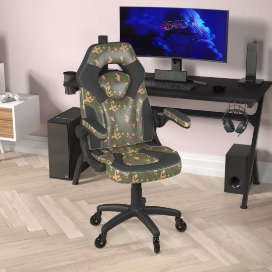 Camouflage Chair-Skater Wheels