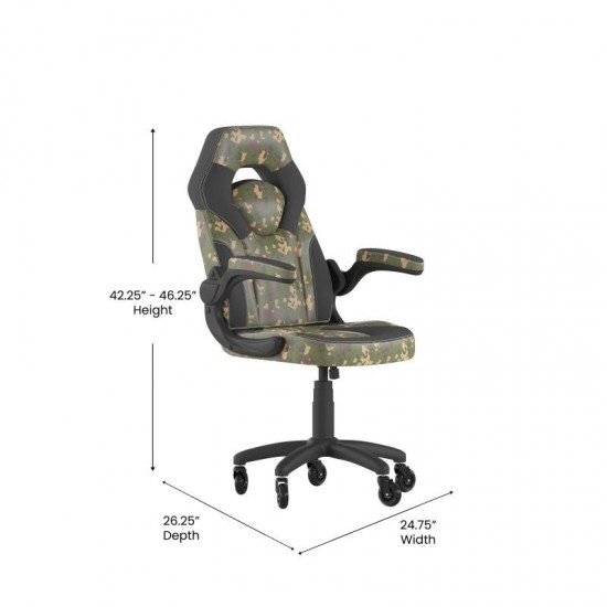 Camouflage Chair-Skater Wheels