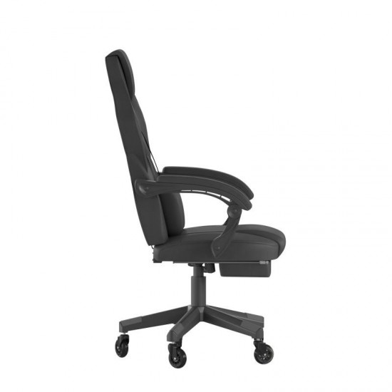 X40 Black Gaming Chair-Skater Wheels