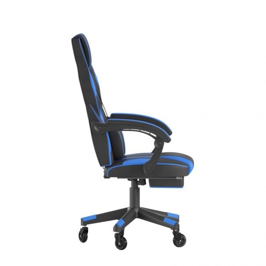 Blue Chair-Skater Wheels