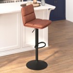 2PK Cognac Adjustable Stools