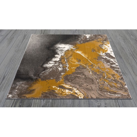 Nubuck-Ls424-Citronella-5.3 X 7.6 Area Rug