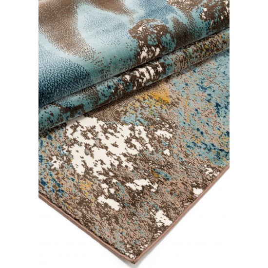 Nubuck-Ls429-Blue_Gray-5.3 X 7.6 Area Rug