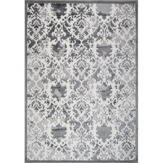 Paris-Pa025-Gray-5.3 X 7.6 Area Rug