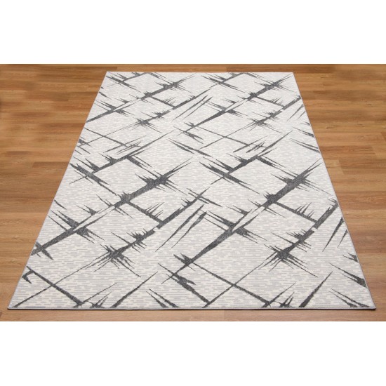 Paris-Pa10918-Gray-5.3 X 7.6 Area Rug