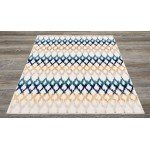 Paris-Pa11439-Blue-5.3 X 7.6 Area Rug