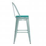 Mint Metal Stool-Mint Seat