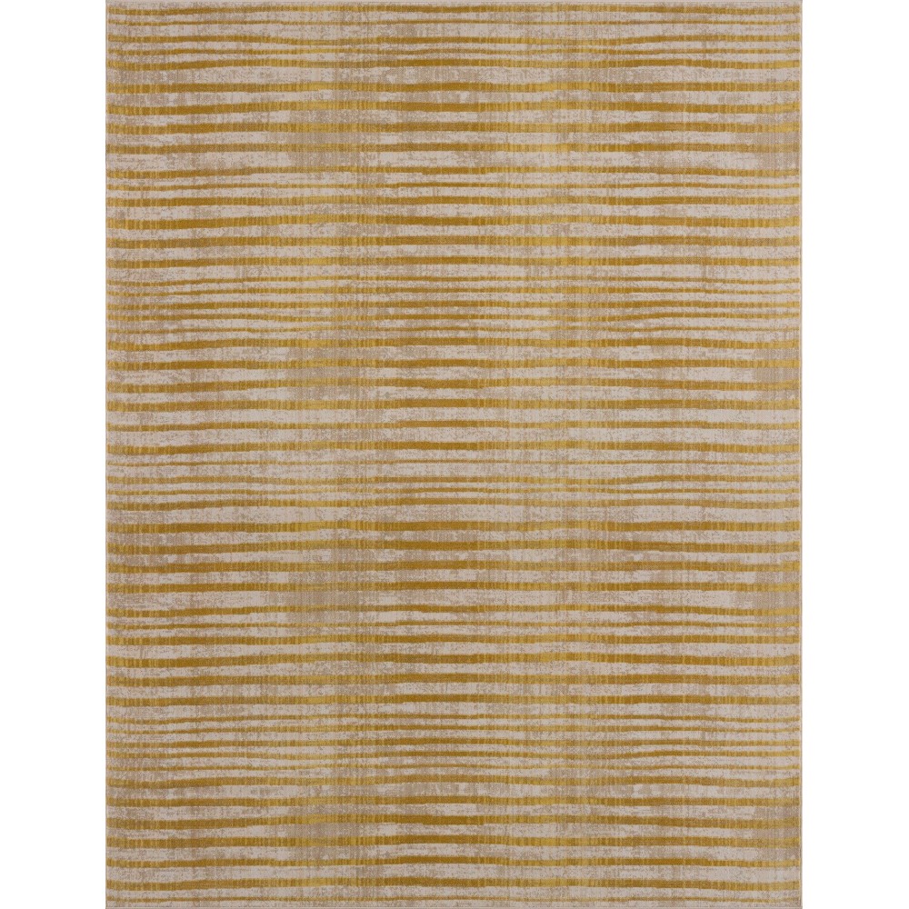 Ramilia-Variated Wawes-Ls11842-Golden-7.10 X 10.4 Area Rug Ramilia-Variated Wawes-Ls11842-Golden-7.10 X 10.4 Area Rug