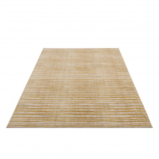 Ramilia-Variated Wawes-Ls11842-Golden-7.10 X 10.4 Area Rug