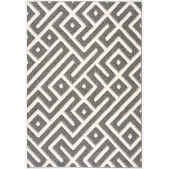 Rome-Ls10063-Gray-5.3 X 7.6 Area Rug