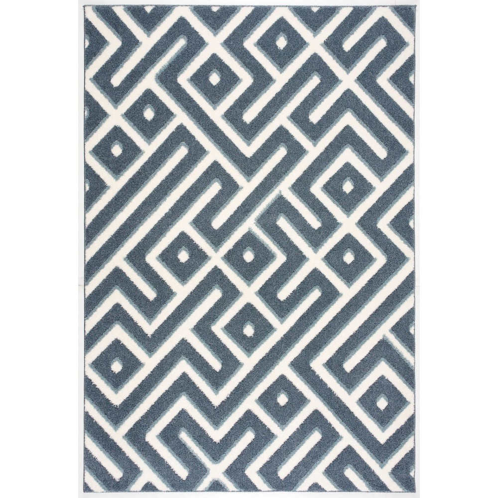 Rome-Ls10064-Blue-5.3 X 7.6 Area Rug