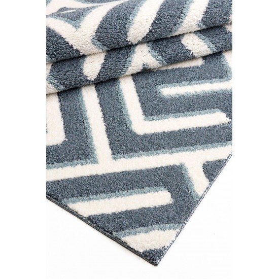 Rome-Ls10064-Blue-7.10 X 10.6 Area Rug