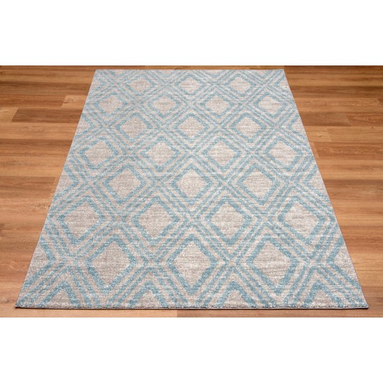 Rome-Ls10065-Gray_Blue-5.3 X 7.6 Area Rug