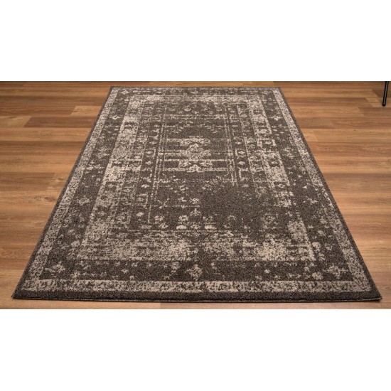 Rome-Ls10066-Brown-7.10 X 10.6 Area Rug