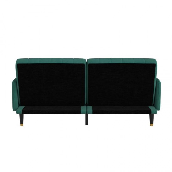 Emerald Velvet Futon Sofa