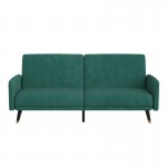 Emerald Velvet Futon Sofa