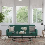 Emerald Velvet Futon Sofa