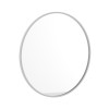 Silver 30" Round Wall Mirror