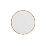 Gold 20" Round Wall Mirror