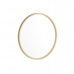 Gold 24" Round Wall Mirror