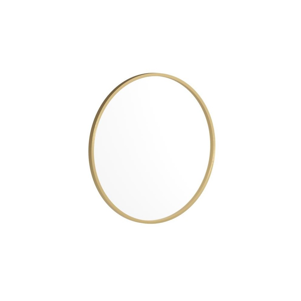 Gold 24" Round Wall Mirror