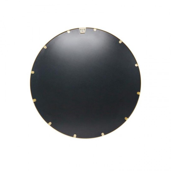 Gold 24" Round Wall Mirror