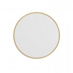 Gold 24" Round Wall Mirror