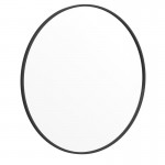 Black 36" Round Wall Mirror