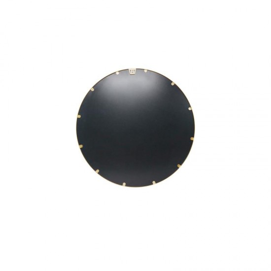 Gold 16" Round Wall Mirror