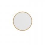 Gold 16" Round Wall Mirror