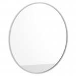 Silver 36" Round Wall Mirror