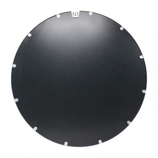 Silver 36" Round Wall Mirror