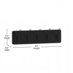 Black Wall Coat Rack