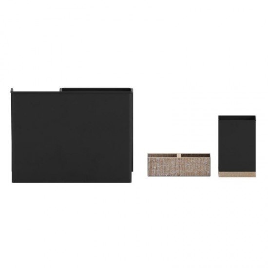 3PC Black Organizer Set