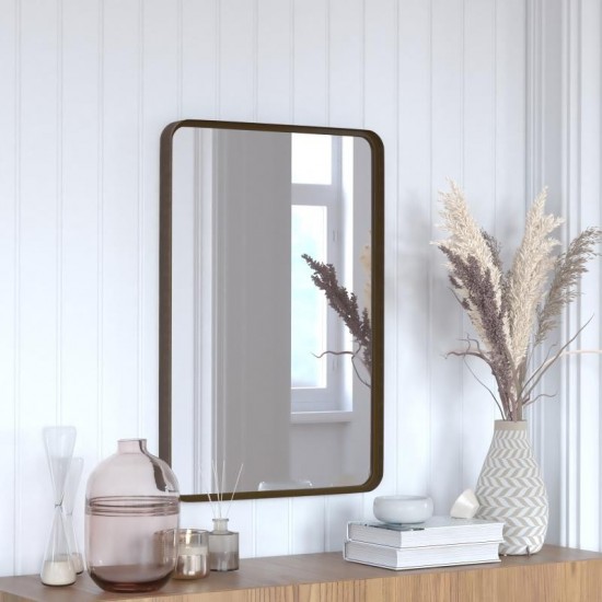 Bronze 20" x 30" Wall Mirror