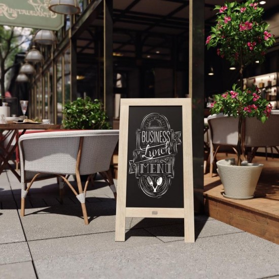 Weathered A-Frame Chalkboard