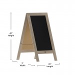 Weathered A-Frame Chalkboard