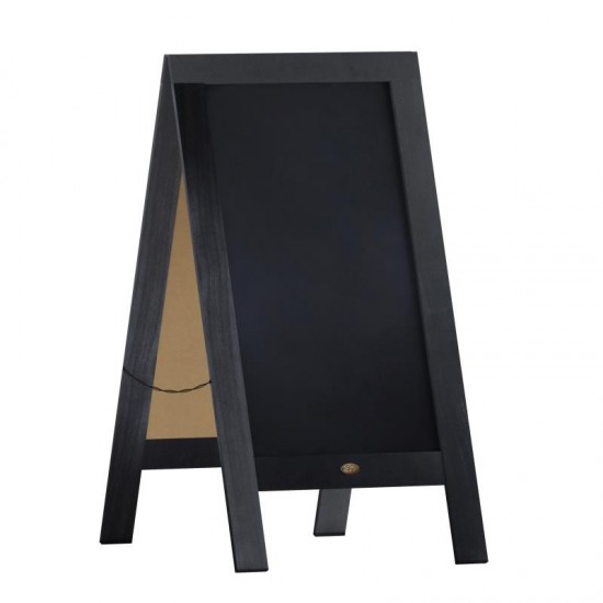 Black A-Frame Chalkboard Set